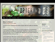 Tablet Screenshot of opteragame.com